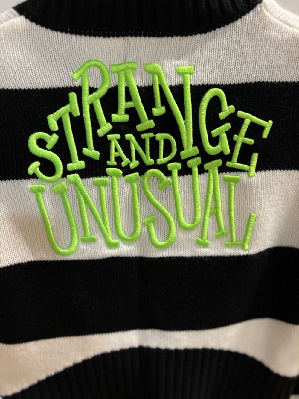 🖤 Beetlejuice Cardigan – Spooky Chic Statement Piece 🖤